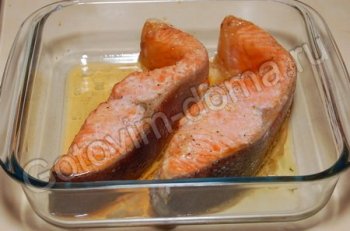 Форель или семга под укропным соусом Форель или семга под укропным соусом