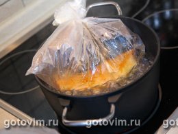 Фотографии рецепта Отварная рыба с цедрой (в рукаве), 04 Фотографии рецепта Отварная рыба с цедрой (в рукаве), Шаг 04