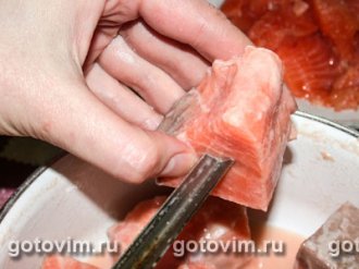 Фотографии рецепта Шашлык из форели, 04 Фотографии рецепта Шашлык из форели, Шаг 04