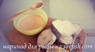 как приготовить маринад для рыбы на костре