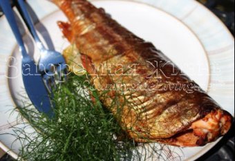 Рыба радужная форель на мангале, как приготовить. Рецепт и фото