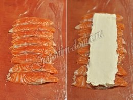 Рулетики из семги с крем-сыром Рулетики из семги с крем-сыром