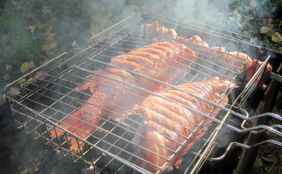 Красная Рыба на Мангале