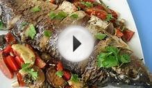 Как запечь форель с помидорами