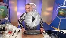 Семга гриль с креветочным соусом