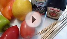 Шашлык из красной рыбы. Закуска