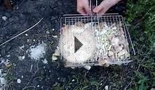 шашлык из курицы на решётки