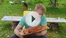 Славный стейк на гриле. Фланк в