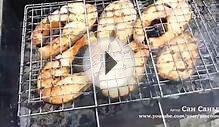 Стейки семги готовим на углях