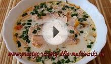 Суп с семгой в мультиварке