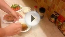 Запеченый лосось с овощами и